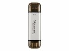Transcend EXTERNAL SSD 512GB ESD310S USB 10GBPS TYPE C/A SILVER
