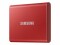 Samsung Externe SSD - Portable T7 Non-Touch, 500 GB, Rot