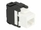 DeLock Keystone-Modul RJ45 - LSA, Cat.6A werkzeugfrei, geschirmt