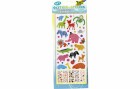 Folia Motivsticker Fantasia Glitzer, 5 Blatt, Motiv: Giraffe