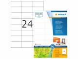 HERMA Universal-Etiketten Recycling, 70 x 37 mm, 80 Blatt