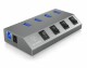 RaidSonic ICY BOX USB-Hub IB-HUB1405, Stromversorgung: Externes