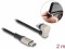 Bild 9 DeLock USB 2.0-Kabel 180° gewinkelt USB C - Lightning