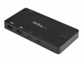 STARTECH .com 2 Port USB C KVM Switch, 4K 60Hz