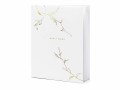 Partydeco Gästebuch Guest Book 20 x 24.5 cm, Gold/Weiss