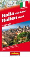 HALLWAG Strassenkarte 382830901 Italien Nord 1:650'000, Dieses