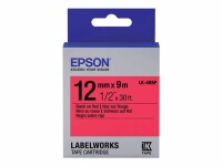 Epson LabelWorks LK-4RBP - Schwarz auf rot - Rolle
