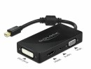 DeLock Multiadapter Mini-DisplayPort - DVI-D/HDMI/VGA 4K Passiv