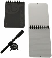 WHYNOTE Notizbuch A6 WNPBOK01 starter-kit, schwarz, Kein