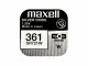 Maxell Europe LTD. Knopfzelle SR721W 10 Stück, Batterietyp: Knopfzelle