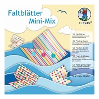 URSUS     URSUS Faltblätter Origami 15×15cm 3005599F Mini Mix ass