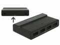 DeLock USB-Hub 64053 4x USB-A, Stromversorgung: Netzteil, Anzahl