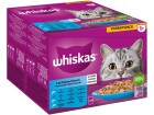 Whiskas Nassfutter 1+, Fisch Auswahl in Gelee, 24 x