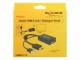 DeLock Adapter HDMI ? Displayport Schwarz, 4K, USB-Strom, Kabeltyp