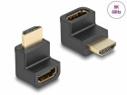 DeLock Adapter gewinkelt HDMI - HDMI, 8K 60Hz, Kabeltyp