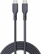 AUKEY     Cable USB-C-to-C, Silicone - CB-SCC102 1.8m, 100W,Black
