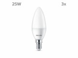 Philips Lampe (25W), 2.8W, E14, Warmweiss, 3 Stück