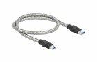 DeLock USB 3.1-Kabel Metalmantel USB A - USB A