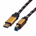 ProLine Roline Gold USB 3.0 / Typ A-B (1.8m