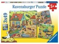 Ravensburger Puzzle Viel los auf dem Bauernhof, Motiv: Stadt