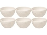 Villeroy & Boch Dipschale Manufacture Rock 6 Stück, Weiss