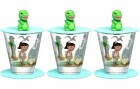 Leonardo Kindertrinkglas Avventura 215 ml, 3-teilig, Dinosaurier