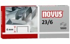 Novus Heftklammer 23/6 1000 Stück, Verpackungseinheit: 1000
