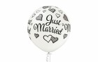 Belbal Luftballon Just Married Weiss, Ø 60 cm, 2