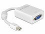 DeLock Adapter Mini-DisplayPort - VGA, Kabeltyp: Adapter