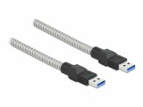 DeLock USB 3.1-Kabel Metalmantel USB A - USB A