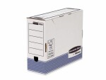 Fellowes Archivschachtel R-Kive Weiss/Blau, Breite: 11.1 cm, Höhe