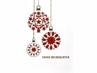 ABC Weihnachtskarte Frohe Weihnachten, Verpackungseinheit: 1