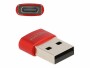 DeLock USB 2.0 Adapter USB-A Stecker - USB-C Buchse