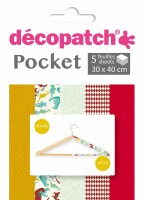 DECOPATCH Papier Pocket Nr. 23 DP023C 5 Blatt