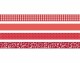 Heyda Washi Tape Colour Code Red Rot
