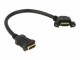 DeLock Verlängerungskabel zum Einbau HDMI - HDMI, 0.25 m