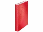 Leitz Ringbuch WOW A4, 2.5 cm, Rot, Papierformat: A4