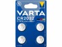 Varta Knopfzelle CR2032 4 Stück, Batterietyp: Knopfzelle