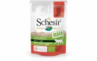 Schesir Nassfutter Bio Rind, 85 g, Tierbedürfnis: Verdauung, Magen