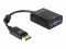 Bild 4 DeLock Adapter Displayport - VGA Schwarz, Kabeltyp: Adapter