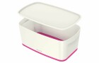 Leitz Aufbewahrungsbox MyBox Klein Weiss/Pink, Breite: 31.8 cm