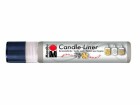 Marabu Kerzenmalfarbe Candle-Liner 25 ml, Silber, Art