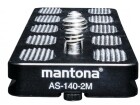 Mantona Schnellwechselplatte AS-140-2M, Stativgewinde: 3/8'