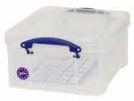 Really Useful Box Aufbewahrungsbox 21 Liter, Transparent, Breite: 45.6 cm