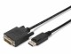Digitus DisplayPort Adapterk,DP/DVI 1m DisplayPort Adapterkabel, DP