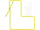 Urbany's Necklace Case iPhone 13 Cute Canary Transparent
