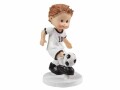 HobbyFun Mini-Figur Fussballer Weiss, 8.5 cm, Detailfarbe: Weiss