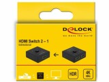 DeLock Umschalter 2in-1Out, 1in-2out HDMI 4K/60Hz, Bidirektional