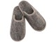 Glorex Filz-Pantoffeln Grau, Grösse S, Detailfarbe: Grau, Filz