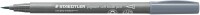 STAEDTLER Fasermaler mit Pinselspitze 372-87 coolgrey med